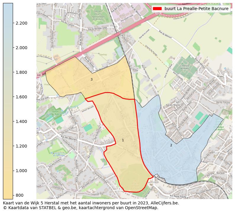 Aantal inwoners op de kaart van de buurt La Prealle-Petite Bacnure: Op deze pagina vind je veel informatie over inwoners (zoals de verdeling naar leeftijdsgroepen, gezinssamenstelling, geslacht, autochtoon of Belgisch met een immigratie achtergrond,...), woningen (aantallen, types, prijs ontwikkeling, gebruik, type eigendom,...) en méér (autobezit, energieverbruik,...)  op basis van open data van STATBEL en diverse andere bronnen!