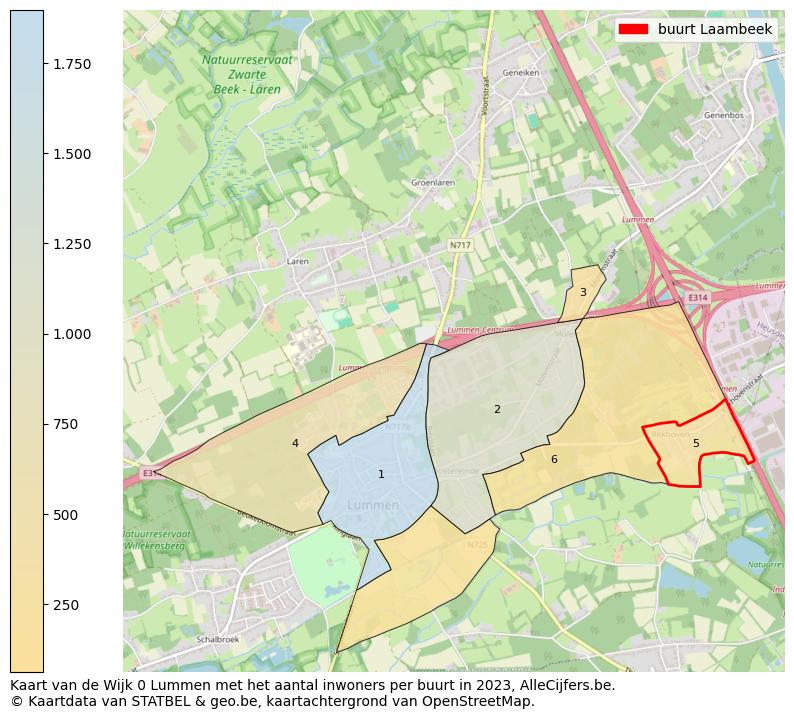 Aantal inwoners op de kaart van de buurt Laambeek: Op deze pagina vind je veel informatie over inwoners (zoals de verdeling naar leeftijdsgroepen, gezinssamenstelling, geslacht, autochtoon of Belgisch met een immigratie achtergrond,...), woningen (aantallen, types, prijs ontwikkeling, gebruik, type eigendom,...) en méér (autobezit, energieverbruik,...)  op basis van open data van STATBEL en diverse andere bronnen!