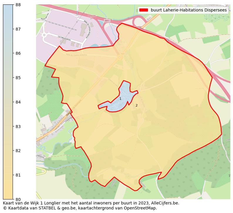 Aantal inwoners op de kaart van de buurt Laherie-Habitations Dispersees: Op deze pagina vind je veel informatie over inwoners (zoals de verdeling naar leeftijdsgroepen, gezinssamenstelling, geslacht, autochtoon of Belgisch met een immigratie achtergrond,...), woningen (aantallen, types, prijs ontwikkeling, gebruik, type eigendom,...) en méér (autobezit, energieverbruik,...)  op basis van open data van STATBEL en diverse andere bronnen!