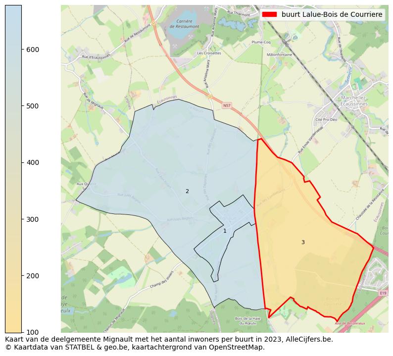 Aantal inwoners op de kaart van de buurt Lalue-Bois de Courriere: Op deze pagina vind je veel informatie over inwoners (zoals de verdeling naar leeftijdsgroepen, gezinssamenstelling, geslacht, autochtoon of Belgisch met een immigratie achtergrond,...), woningen (aantallen, types, prijs ontwikkeling, gebruik, type eigendom,...) en méér (autobezit, energieverbruik,...)  op basis van open data van STATBEL en diverse andere bronnen!