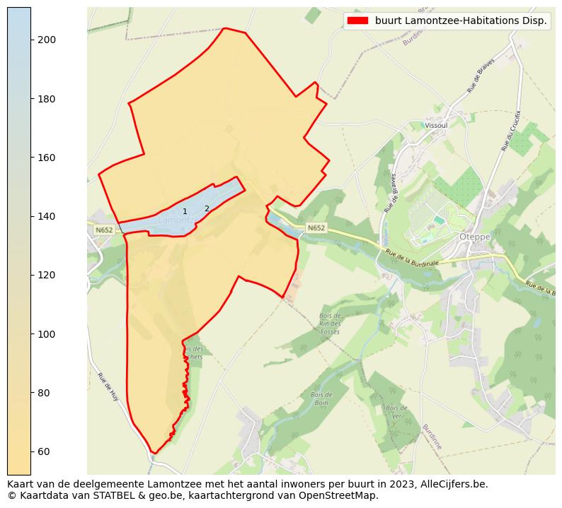 Aantal inwoners op de kaart van de buurt Lamontzee-Habitations Disp.: Op deze pagina vind je veel informatie over inwoners (zoals de verdeling naar leeftijdsgroepen, gezinssamenstelling, geslacht, autochtoon of Belgisch met een immigratie achtergrond,...), woningen (aantallen, types, prijs ontwikkeling, gebruik, type eigendom,...) en méér (autobezit, energieverbruik,...)  op basis van open data van STATBEL en diverse andere bronnen!