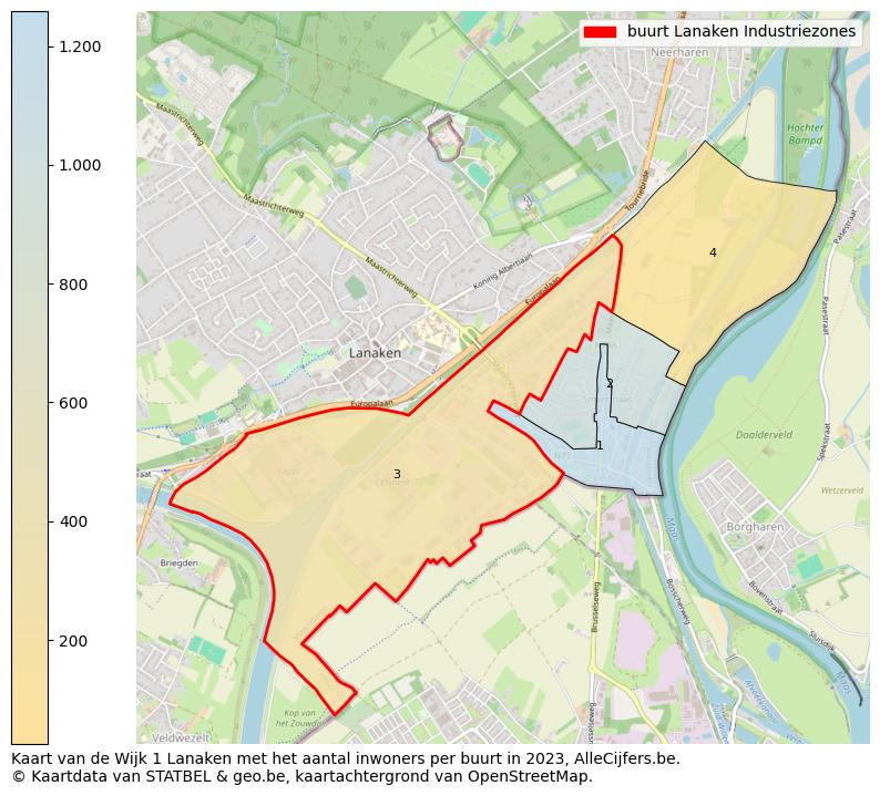 Aantal inwoners op de kaart van de buurt Lanaken Industriezones: Op deze pagina vind je veel informatie over inwoners (zoals de verdeling naar leeftijdsgroepen, gezinssamenstelling, geslacht, autochtoon of Belgisch met een immigratie achtergrond,...), woningen (aantallen, types, prijs ontwikkeling, gebruik, type eigendom,...) en méér (autobezit, energieverbruik,...)  op basis van open data van STATBEL en diverse andere bronnen!