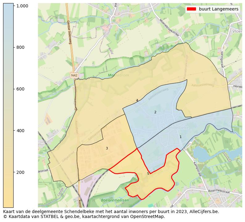 Aantal inwoners op de kaart van de buurt Langemeers: Op deze pagina vind je veel informatie over inwoners (zoals de verdeling naar leeftijdsgroepen, gezinssamenstelling, geslacht, autochtoon of Belgisch met een immigratie achtergrond,...), woningen (aantallen, types, prijs ontwikkeling, gebruik, type eigendom,...) en méér (autobezit, energieverbruik,...)  op basis van open data van STATBEL en diverse andere bronnen!