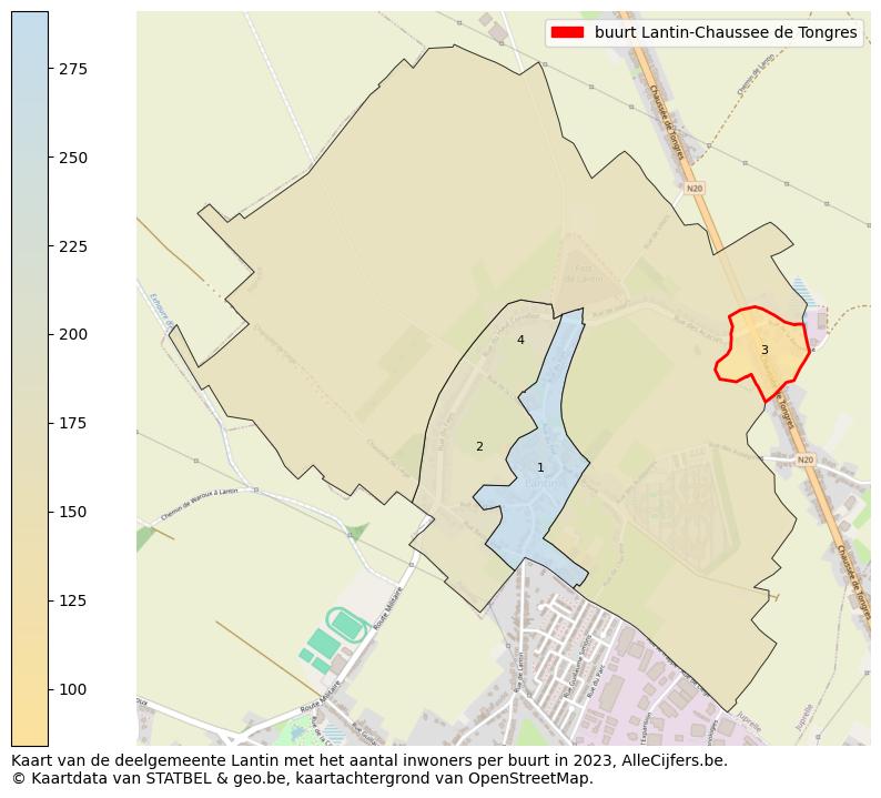 Aantal inwoners op de kaart van de buurt Lantin-Chaussee de Tongres: Op deze pagina vind je veel informatie over inwoners (zoals de verdeling naar leeftijdsgroepen, gezinssamenstelling, geslacht, autochtoon of Belgisch met een immigratie achtergrond,...), woningen (aantallen, types, prijs ontwikkeling, gebruik, type eigendom,...) en méér (autobezit, energieverbruik,...)  op basis van open data van STATBEL en diverse andere bronnen!