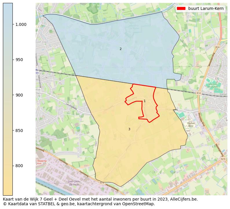 Aantal inwoners op de kaart van de buurt Larum-Kern: Op deze pagina vind je veel informatie over inwoners (zoals de verdeling naar leeftijdsgroepen, gezinssamenstelling, geslacht, autochtoon of Belgisch met een immigratie achtergrond,...), woningen (aantallen, types, prijs ontwikkeling, gebruik, type eigendom,...) en méér (autobezit, energieverbruik,...)  op basis van open data van STATBEL en diverse andere bronnen!