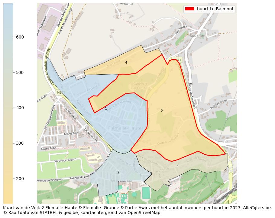 Aantal inwoners op de kaart van de buurt Le Baimont: Op deze pagina vind je veel informatie over inwoners (zoals de verdeling naar leeftijdsgroepen, gezinssamenstelling, geslacht, autochtoon of Belgisch met een immigratie achtergrond,...), woningen (aantallen, types, prijs ontwikkeling, gebruik, type eigendom,...) en méér (autobezit, energieverbruik,...)  op basis van open data van STATBEL en diverse andere bronnen!