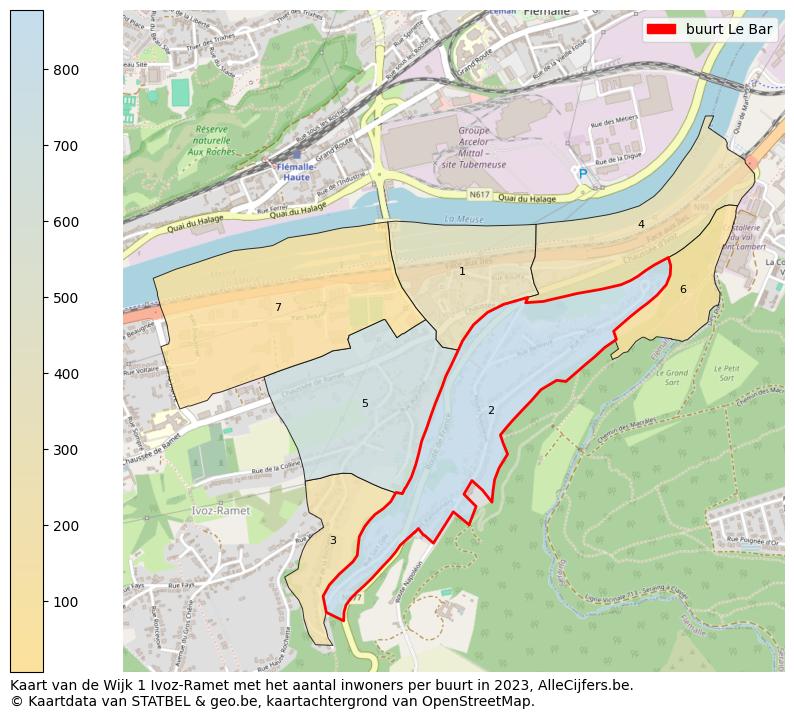 Aantal inwoners op de kaart van de buurt Le Bar: Op deze pagina vind je veel informatie over inwoners (zoals de verdeling naar leeftijdsgroepen, gezinssamenstelling, geslacht, autochtoon of Belgisch met een immigratie achtergrond,...), woningen (aantallen, types, prijs ontwikkeling, gebruik, type eigendom,...) en méér (autobezit, energieverbruik,...)  op basis van open data van STATBEL en diverse andere bronnen!