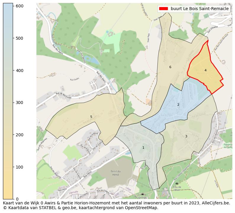 Aantal inwoners op de kaart van de buurt Le Bois Saint-Remacle: Op deze pagina vind je veel informatie over inwoners (zoals de verdeling naar leeftijdsgroepen, gezinssamenstelling, geslacht, autochtoon of Belgisch met een immigratie achtergrond,...), woningen (aantallen, types, prijs ontwikkeling, gebruik, type eigendom,...) en méér (autobezit, energieverbruik,...)  op basis van open data van STATBEL en diverse andere bronnen!