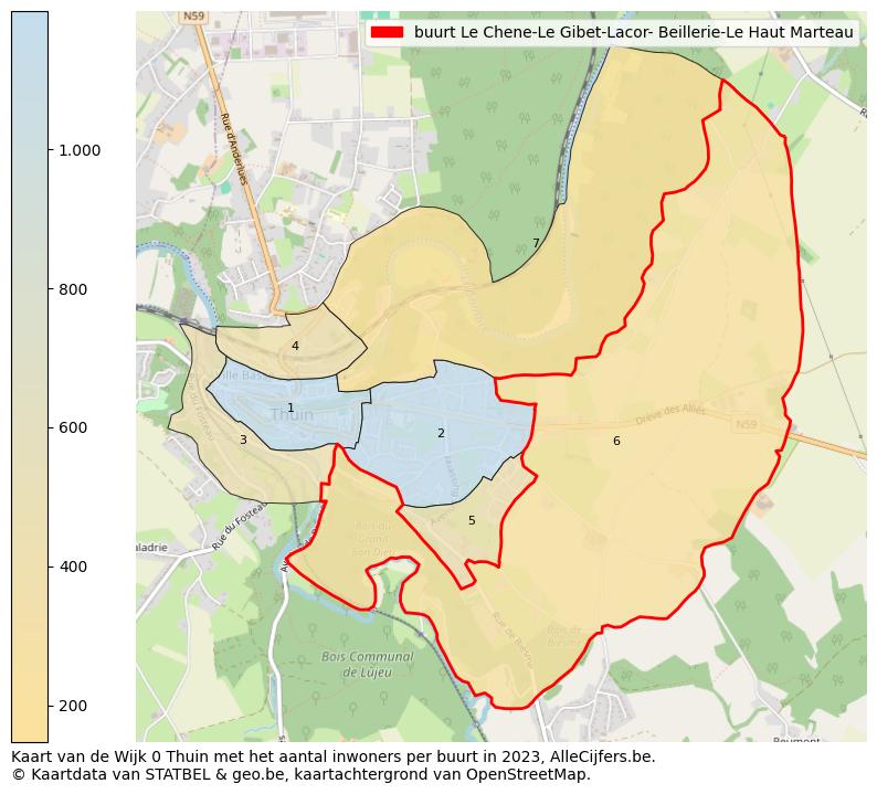 Aantal inwoners op de kaart van de buurt Le Chene-Le Gibet-Lacor- Beillerie-Le Haut Marteau: Op deze pagina vind je veel informatie over inwoners (zoals de verdeling naar leeftijdsgroepen, gezinssamenstelling, geslacht, autochtoon of Belgisch met een immigratie achtergrond,...), woningen (aantallen, types, prijs ontwikkeling, gebruik, type eigendom,...) en méér (autobezit, energieverbruik,...)  op basis van open data van STATBEL en diverse andere bronnen!