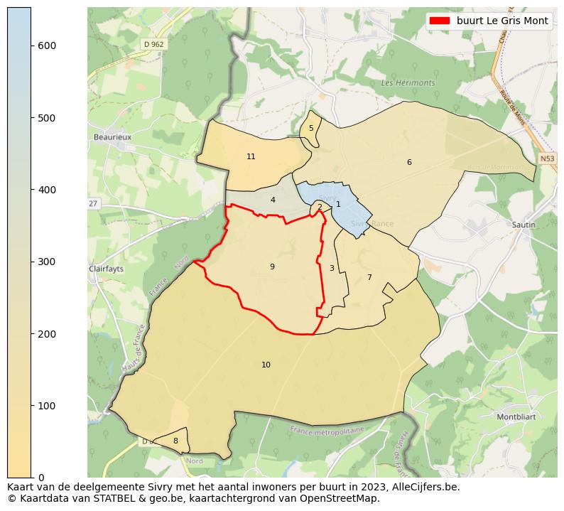 Aantal inwoners op de kaart van de buurt Le Gris Mont: Op deze pagina vind je veel informatie over inwoners (zoals de verdeling naar leeftijdsgroepen, gezinssamenstelling, geslacht, autochtoon of Belgisch met een immigratie achtergrond,...), woningen (aantallen, types, prijs ontwikkeling, gebruik, type eigendom,...) en méér (autobezit, energieverbruik,...)  op basis van open data van STATBEL en diverse andere bronnen!
