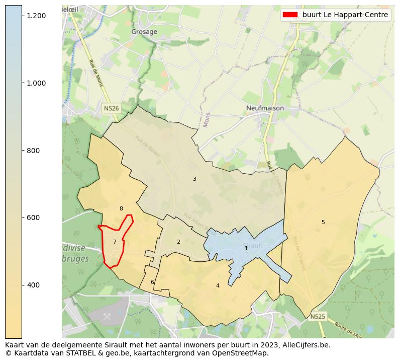 Aantal inwoners op de kaart van de buurt Le Happart-Centre: Op deze pagina vind je veel informatie over inwoners (zoals de verdeling naar leeftijdsgroepen, gezinssamenstelling, geslacht, autochtoon of Belgisch met een immigratie achtergrond,...), woningen (aantallen, types, prijs ontwikkeling, gebruik, type eigendom,...) en méér (autobezit, energieverbruik,...)  op basis van open data van STATBEL en diverse andere bronnen!