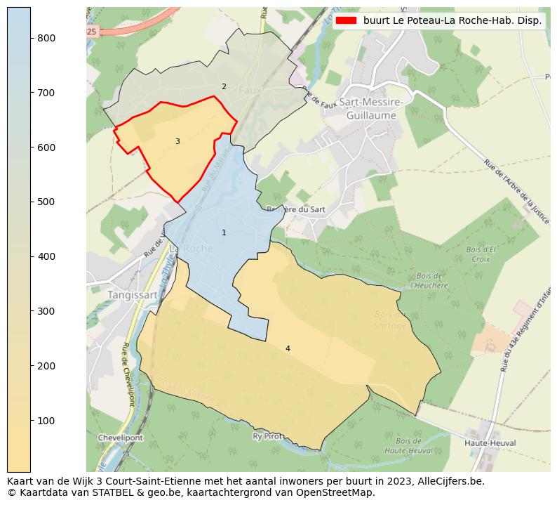 Aantal inwoners op de kaart van de buurt Le Poteau-La Roche-Hab. Disp.: Op deze pagina vind je veel informatie over inwoners (zoals de verdeling naar leeftijdsgroepen, gezinssamenstelling, geslacht, autochtoon of Belgisch met een immigratie achtergrond,...), woningen (aantallen, types, prijs ontwikkeling, gebruik, type eigendom,...) en méér (autobezit, energieverbruik,...)  op basis van open data van STATBEL en diverse andere bronnen!