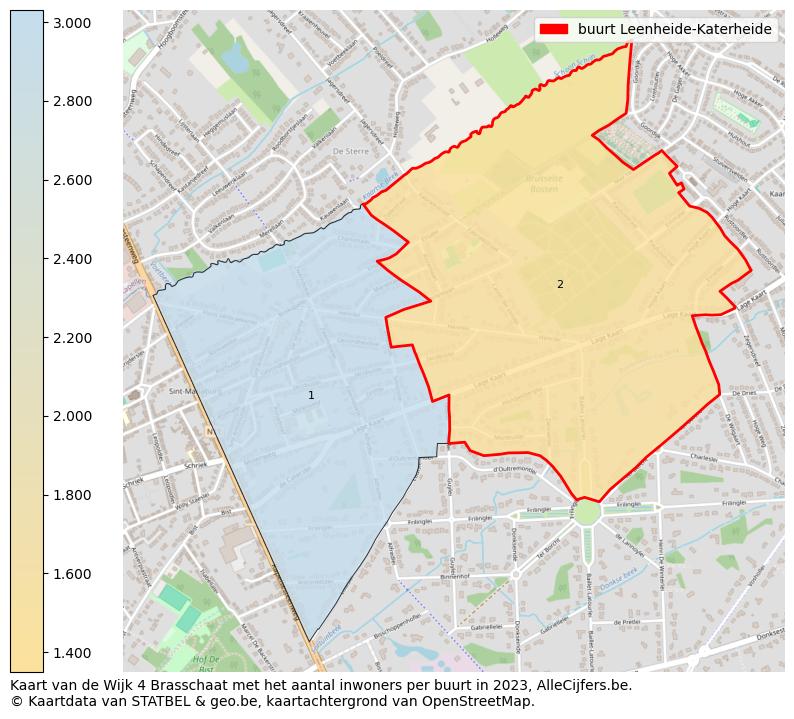 Aantal inwoners op de kaart van de buurt Leenheide-Katerheide: Op deze pagina vind je veel informatie over inwoners (zoals de verdeling naar leeftijdsgroepen, gezinssamenstelling, geslacht, autochtoon of Belgisch met een immigratie achtergrond,...), woningen (aantallen, types, prijs ontwikkeling, gebruik, type eigendom,...) en méér (autobezit, energieverbruik,...)  op basis van open data van STATBEL en diverse andere bronnen!