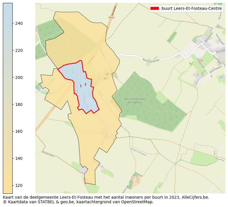 Aantal inwoners op de kaart van de buurt Leers-Et-Fosteau-Centre: Op deze pagina vind je veel informatie over inwoners (zoals de verdeling naar leeftijdsgroepen, gezinssamenstelling, geslacht, autochtoon of Belgisch met een immigratie achtergrond,...), woningen (aantallen, types, prijs ontwikkeling, gebruik, type eigendom,...) en méér (autobezit, energieverbruik,...)  op basis van open data van STATBEL en diverse andere bronnen!