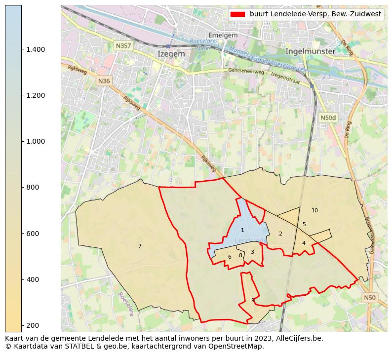 Aantal inwoners op de kaart van de buurt Lendelede-Versp. Bew.-Zuidwest: Op deze pagina vind je veel informatie over inwoners (zoals de verdeling naar leeftijdsgroepen, gezinssamenstelling, geslacht, autochtoon of Belgisch met een immigratie achtergrond,...), woningen (aantallen, types, prijs ontwikkeling, gebruik, type eigendom,...) en méér (autobezit, energieverbruik,...)  op basis van open data van STATBEL en diverse andere bronnen!