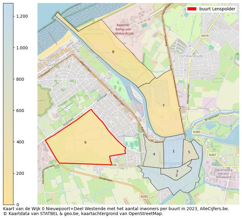 Aantal inwoners op de kaart van de buurt Lenspolder: Op deze pagina vind je veel informatie over inwoners (zoals de verdeling naar leeftijdsgroepen, gezinssamenstelling, geslacht, autochtoon of Belgisch met een immigratie achtergrond,...), woningen (aantallen, types, prijs ontwikkeling, gebruik, type eigendom,...) en méér (autobezit, energieverbruik,...)  op basis van open data van STATBEL en diverse andere bronnen!