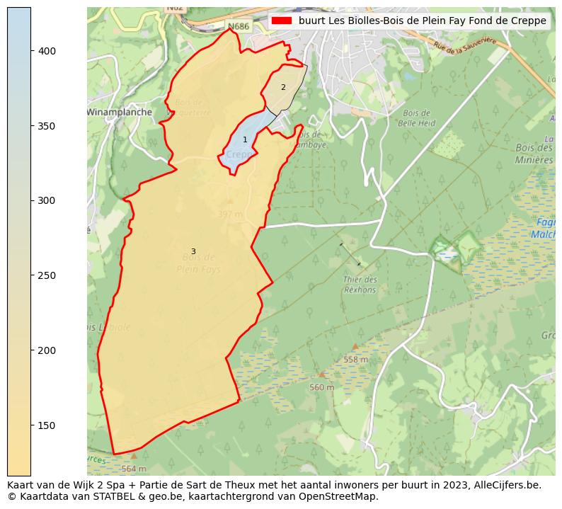 Aantal inwoners op de kaart van de buurt Les Biolles-Bois de Plein Fay Fond de Creppe: Op deze pagina vind je veel informatie over inwoners (zoals de verdeling naar leeftijdsgroepen, gezinssamenstelling, geslacht, autochtoon of Belgisch met een immigratie achtergrond,...), woningen (aantallen, types, prijs ontwikkeling, gebruik, type eigendom,...) en méér (autobezit, energieverbruik,...)  op basis van open data van STATBEL en diverse andere bronnen!