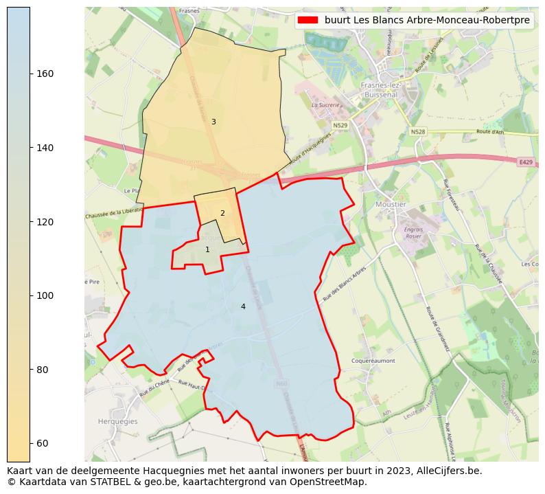 Aantal inwoners op de kaart van de buurt Les Blancs Arbre-Monceau-Robertpre: Op deze pagina vind je veel informatie over inwoners (zoals de verdeling naar leeftijdsgroepen, gezinssamenstelling, geslacht, autochtoon of Belgisch met een immigratie achtergrond,...), woningen (aantallen, types, prijs ontwikkeling, gebruik, type eigendom,...) en méér (autobezit, energieverbruik,...)  op basis van open data van STATBEL en diverse andere bronnen!