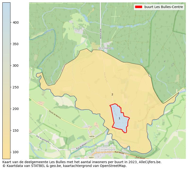 Aantal inwoners op de kaart van de buurt Les Bulles-Centre: Op deze pagina vind je veel informatie over inwoners (zoals de verdeling naar leeftijdsgroepen, gezinssamenstelling, geslacht, autochtoon of Belgisch met een immigratie achtergrond,...), woningen (aantallen, types, prijs ontwikkeling, gebruik, type eigendom,...) en méér (autobezit, energieverbruik,...)  op basis van open data van STATBEL en diverse andere bronnen!