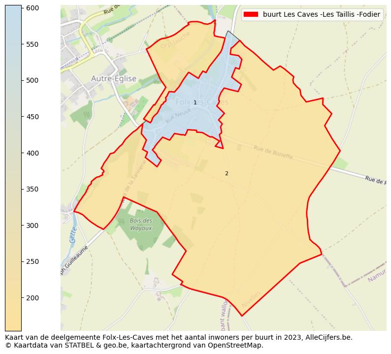 Aantal inwoners op de kaart van de buurt Les Caves -Les Taillis -Fodier: Op deze pagina vind je veel informatie over inwoners (zoals de verdeling naar leeftijdsgroepen, gezinssamenstelling, geslacht, autochtoon of Belgisch met een immigratie achtergrond,...), woningen (aantallen, types, prijs ontwikkeling, gebruik, type eigendom,...) en méér (autobezit, energieverbruik,...)  op basis van open data van STATBEL en diverse andere bronnen!