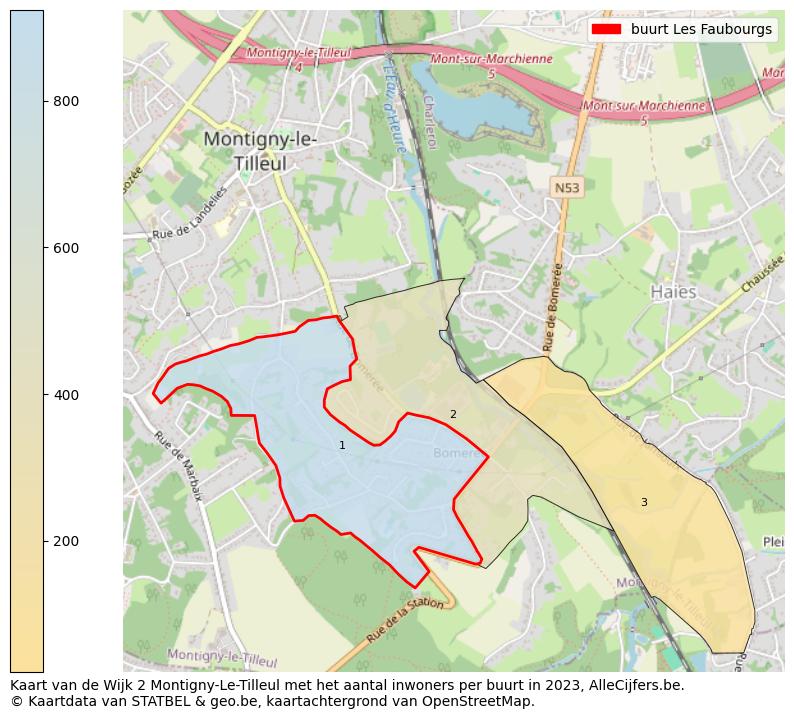 Aantal inwoners op de kaart van de buurt Les Faubourgs: Op deze pagina vind je veel informatie over inwoners (zoals de verdeling naar leeftijdsgroepen, gezinssamenstelling, geslacht, autochtoon of Belgisch met een immigratie achtergrond,...), woningen (aantallen, types, prijs ontwikkeling, gebruik, type eigendom,...) en méér (autobezit, energieverbruik,...)  op basis van open data van STATBEL en diverse andere bronnen!