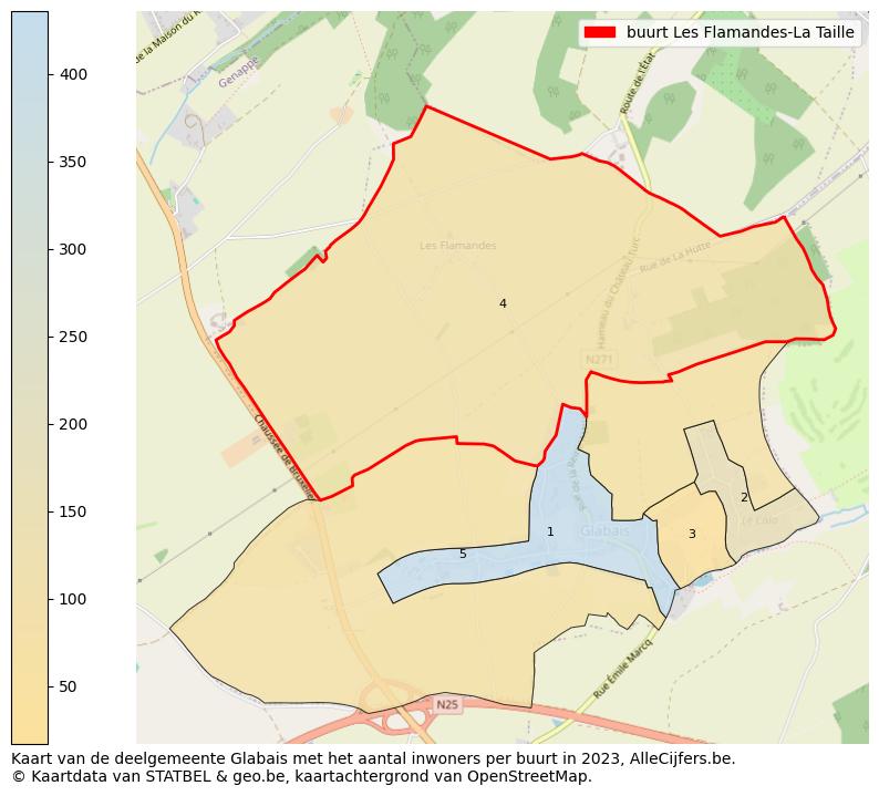 Aantal inwoners op de kaart van de buurt Les Flamandes-La Taille: Op deze pagina vind je veel informatie over inwoners (zoals de verdeling naar leeftijdsgroepen, gezinssamenstelling, geslacht, autochtoon of Belgisch met een immigratie achtergrond,...), woningen (aantallen, types, prijs ontwikkeling, gebruik, type eigendom,...) en méér (autobezit, energieverbruik,...)  op basis van open data van STATBEL en diverse andere bronnen!
