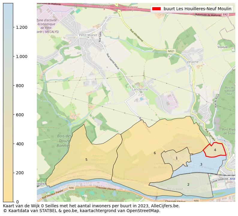 Aantal inwoners op de kaart van de buurt Les Houilleres-Neuf Moulin: Op deze pagina vind je veel informatie over inwoners (zoals de verdeling naar leeftijdsgroepen, gezinssamenstelling, geslacht, autochtoon of Belgisch met een immigratie achtergrond,...), woningen (aantallen, types, prijs ontwikkeling, gebruik, type eigendom,...) en méér (autobezit, energieverbruik,...)  op basis van open data van STATBEL en diverse andere bronnen!