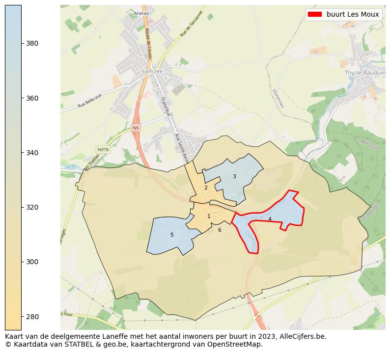 Aantal inwoners op de kaart van de buurt Les Moux: Op deze pagina vind je veel informatie over inwoners (zoals de verdeling naar leeftijdsgroepen, gezinssamenstelling, geslacht, autochtoon of Belgisch met een immigratie achtergrond,...), woningen (aantallen, types, prijs ontwikkeling, gebruik, type eigendom,...) en méér (autobezit, energieverbruik,...)  op basis van open data van STATBEL en diverse andere bronnen!