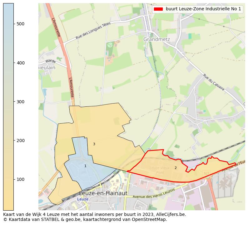 Aantal inwoners op de kaart van de buurt Leuze-Zone Industrielle No 1: Op deze pagina vind je veel informatie over inwoners (zoals de verdeling naar leeftijdsgroepen, gezinssamenstelling, geslacht, autochtoon of Belgisch met een immigratie achtergrond,...), woningen (aantallen, types, prijs ontwikkeling, gebruik, type eigendom,...) en méér (autobezit, energieverbruik,...)  op basis van open data van STATBEL en diverse andere bronnen!