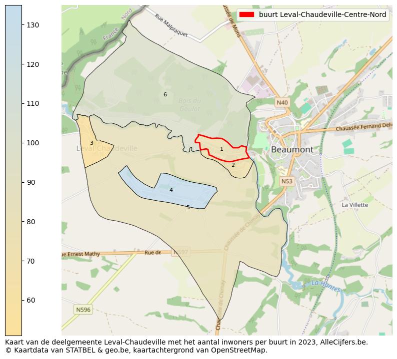 Aantal inwoners op de kaart van de buurt Leval-Chaudeville-Centre-Nord: Op deze pagina vind je veel informatie over inwoners (zoals de verdeling naar leeftijdsgroepen, gezinssamenstelling, geslacht, autochtoon of Belgisch met een immigratie achtergrond,...), woningen (aantallen, types, prijs ontwikkeling, gebruik, type eigendom,...) en méér (autobezit, energieverbruik,...)  op basis van open data van STATBEL en diverse andere bronnen!