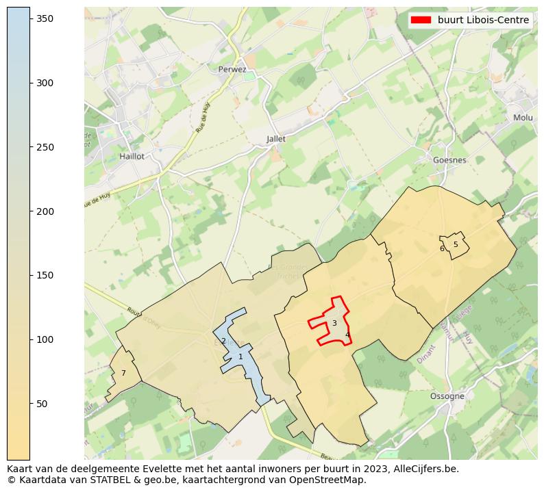 Aantal inwoners op de kaart van de buurt Libois-Centre: Op deze pagina vind je veel informatie over inwoners (zoals de verdeling naar leeftijdsgroepen, gezinssamenstelling, geslacht, autochtoon of Belgisch met een immigratie achtergrond,...), woningen (aantallen, types, prijs ontwikkeling, gebruik, type eigendom,...) en méér (autobezit, energieverbruik,...)  op basis van open data van STATBEL en diverse andere bronnen!
