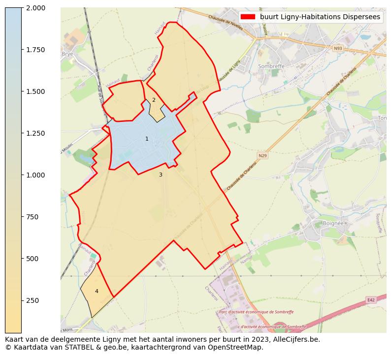 Aantal inwoners op de kaart van de buurt Ligny-Habitations Dispersees: Op deze pagina vind je veel informatie over inwoners (zoals de verdeling naar leeftijdsgroepen, gezinssamenstelling, geslacht, autochtoon of Belgisch met een immigratie achtergrond,...), woningen (aantallen, types, prijs ontwikkeling, gebruik, type eigendom,...) en méér (autobezit, energieverbruik,...)  op basis van open data van STATBEL en diverse andere bronnen!