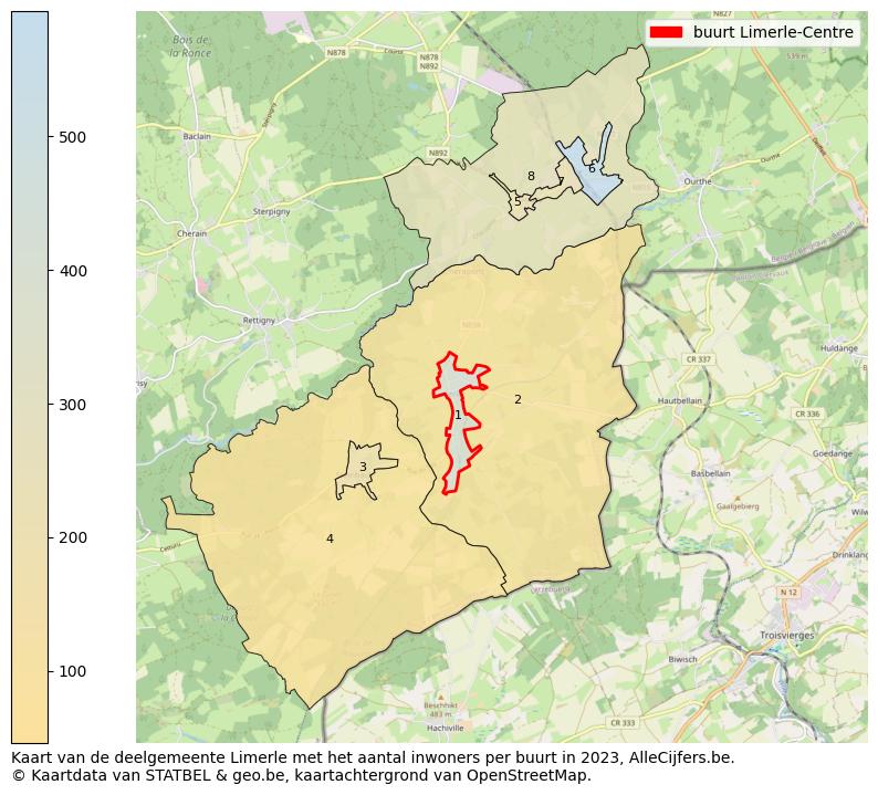Aantal inwoners op de kaart van de buurt Limerle-Centre: Op deze pagina vind je veel informatie over inwoners (zoals de verdeling naar leeftijdsgroepen, gezinssamenstelling, geslacht, autochtoon of Belgisch met een immigratie achtergrond,...), woningen (aantallen, types, prijs ontwikkeling, gebruik, type eigendom,...) en méér (autobezit, energieverbruik,...)  op basis van open data van STATBEL en diverse andere bronnen!