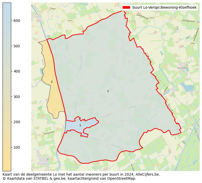 Aantal inwoners op de kaart van de buurt Lo-Verspr.Bewoning-Kloefhoek: Op deze pagina vind je veel informatie over inwoners (zoals de verdeling naar leeftijdsgroepen, gezinssamenstelling, geslacht, autochtoon of Belgisch met een immigratie achtergrond,...), woningen (aantallen, types, prijs ontwikkeling, gebruik, type eigendom,...) en méér (autobezit, energieverbruik,...)  op basis van open data van STATBEL en diverse andere bronnen!