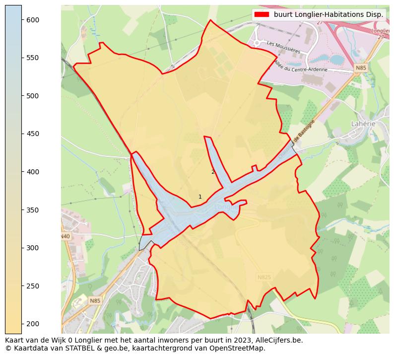 Aantal inwoners op de kaart van de buurt Longlier-Habitations Disp.: Op deze pagina vind je veel informatie over inwoners (zoals de verdeling naar leeftijdsgroepen, gezinssamenstelling, geslacht, autochtoon of Belgisch met een immigratie achtergrond,...), woningen (aantallen, types, prijs ontwikkeling, gebruik, type eigendom,...) en méér (autobezit, energieverbruik,...)  op basis van open data van STATBEL en diverse andere bronnen!