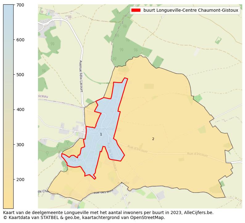 Aantal inwoners op de kaart van de buurt Longueville-Centre: Op deze pagina vind je veel informatie over inwoners (zoals de verdeling naar leeftijdsgroepen, gezinssamenstelling, geslacht, autochtoon of Belgisch met een immigratie achtergrond,...), woningen (aantallen, types, prijs ontwikkeling, gebruik, type eigendom,...) en méér (autobezit, energieverbruik,...)  op basis van open data van STATBEL en diverse andere bronnen!