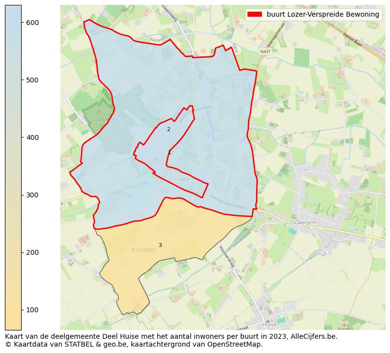 Aantal inwoners op de kaart van de buurt Lozer-Verspreide Bewoning: Op deze pagina vind je veel informatie over inwoners (zoals de verdeling naar leeftijdsgroepen, gezinssamenstelling, geslacht, autochtoon of Belgisch met een immigratie achtergrond,...), woningen (aantallen, types, prijs ontwikkeling, gebruik, type eigendom,...) en méér (autobezit, energieverbruik,...)  op basis van open data van STATBEL en diverse andere bronnen!