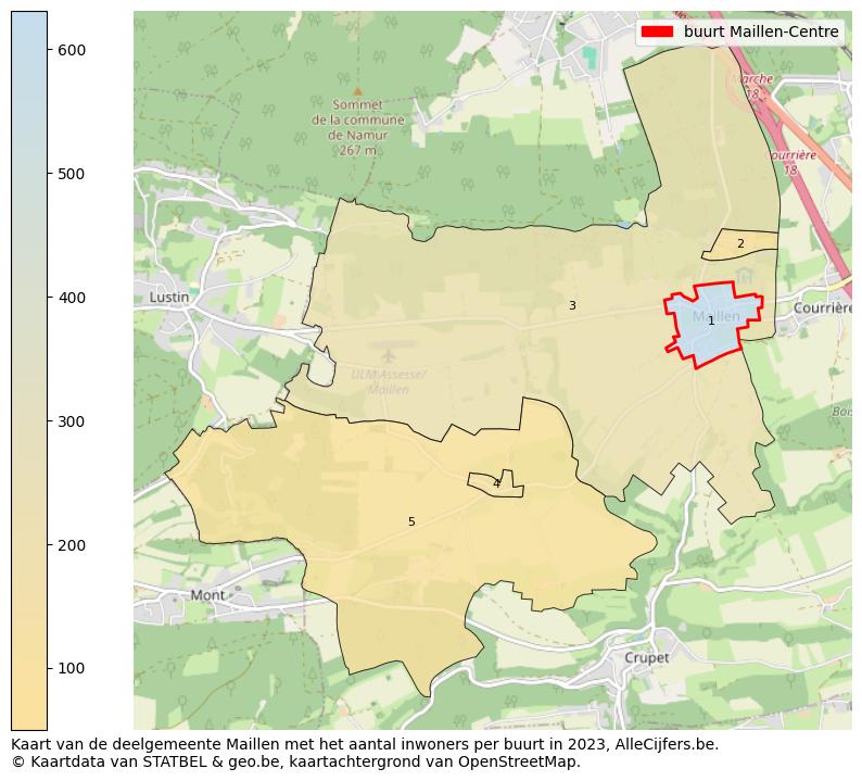 Aantal inwoners op de kaart van de buurt Maillen-Centre: Op deze pagina vind je veel informatie over inwoners (zoals de verdeling naar leeftijdsgroepen, gezinssamenstelling, geslacht, autochtoon of Belgisch met een immigratie achtergrond,...), woningen (aantallen, types, prijs ontwikkeling, gebruik, type eigendom,...) en méér (autobezit, energieverbruik,...)  op basis van open data van STATBEL en diverse andere bronnen!
