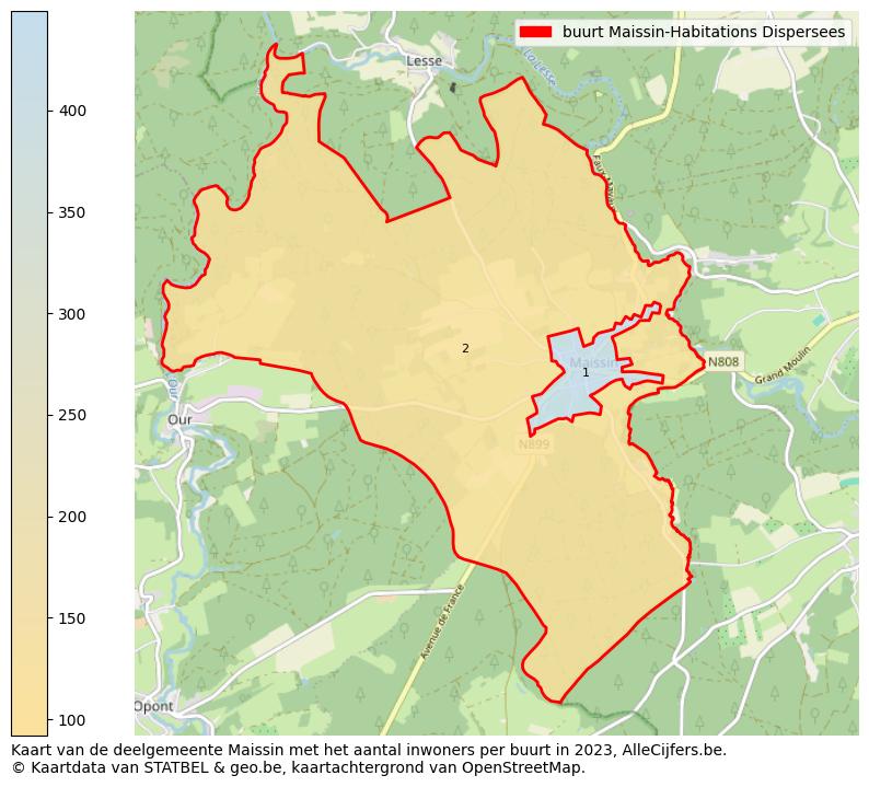 Aantal inwoners op de kaart van de buurt Maissin-Habitations Dispersees: Op deze pagina vind je veel informatie over inwoners (zoals de verdeling naar leeftijdsgroepen, gezinssamenstelling, geslacht, autochtoon of Belgisch met een immigratie achtergrond,...), woningen (aantallen, types, prijs ontwikkeling, gebruik, type eigendom,...) en méér (autobezit, energieverbruik,...)  op basis van open data van STATBEL en diverse andere bronnen!