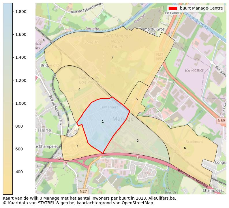 Aantal inwoners op de kaart van de buurt Manage-Centre: Op deze pagina vind je veel informatie over inwoners (zoals de verdeling naar leeftijdsgroepen, gezinssamenstelling, geslacht, autochtoon of Belgisch met een immigratie achtergrond,...), woningen (aantallen, types, prijs ontwikkeling, gebruik, type eigendom,...) en méér (autobezit, energieverbruik,...)  op basis van open data van STATBEL en diverse andere bronnen!