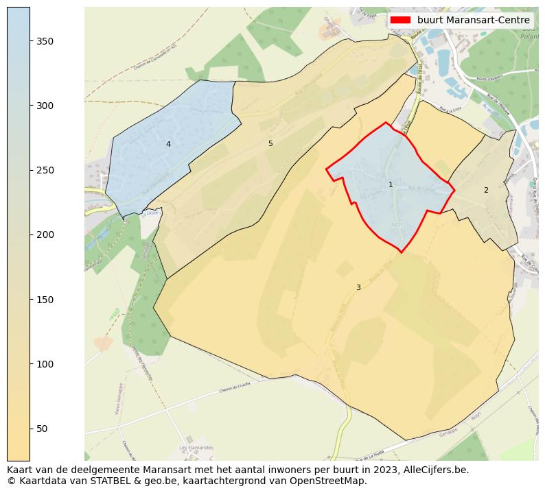 Aantal inwoners op de kaart van de buurt Maransart-Centre: Op deze pagina vind je veel informatie over inwoners (zoals de verdeling naar leeftijdsgroepen, gezinssamenstelling, geslacht, autochtoon of Belgisch met een immigratie achtergrond,...), woningen (aantallen, types, prijs ontwikkeling, gebruik, type eigendom,...) en méér (autobezit, energieverbruik,...)  op basis van open data van STATBEL en diverse andere bronnen!
