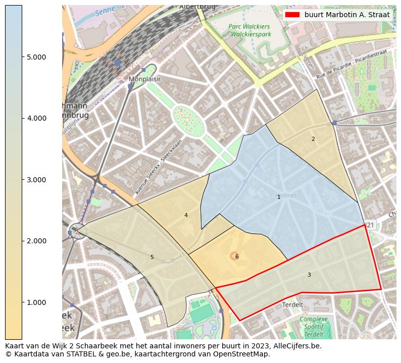 Aantal inwoners op de kaart van de buurt Marbotin A. Straat: Op deze pagina vind je veel informatie over inwoners (zoals de verdeling naar leeftijdsgroepen, gezinssamenstelling, geslacht, autochtoon of Belgisch met een immigratie achtergrond,...), woningen (aantallen, types, prijs ontwikkeling, gebruik, type eigendom,...) en méér (autobezit, energieverbruik,...)  op basis van open data van STATBEL en diverse andere bronnen!