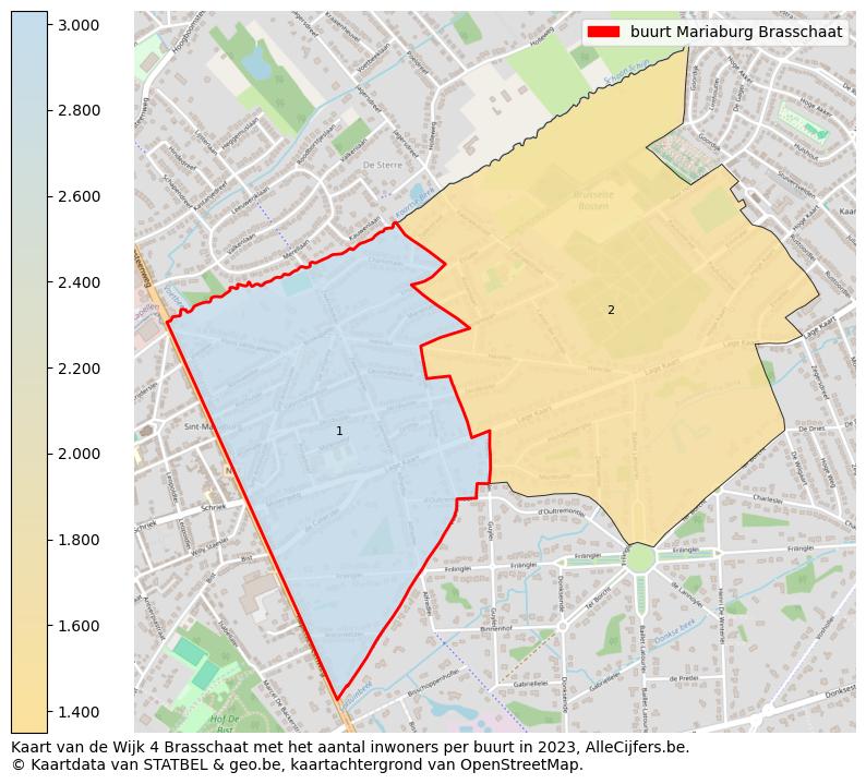 Aantal inwoners op de kaart van de buurt Mariaburg: Op deze pagina vind je veel informatie over inwoners (zoals de verdeling naar leeftijdsgroepen, gezinssamenstelling, geslacht, autochtoon of Belgisch met een immigratie achtergrond,...), woningen (aantallen, types, prijs ontwikkeling, gebruik, type eigendom,...) en méér (autobezit, energieverbruik,...)  op basis van open data van STATBEL en diverse andere bronnen!