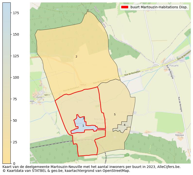 Aantal inwoners op de kaart van de buurt Martouzin-Habitations Disp.: Op deze pagina vind je veel informatie over inwoners (zoals de verdeling naar leeftijdsgroepen, gezinssamenstelling, geslacht, autochtoon of Belgisch met een immigratie achtergrond,...), woningen (aantallen, types, prijs ontwikkeling, gebruik, type eigendom,...) en méér (autobezit, energieverbruik,...)  op basis van open data van STATBEL en diverse andere bronnen!