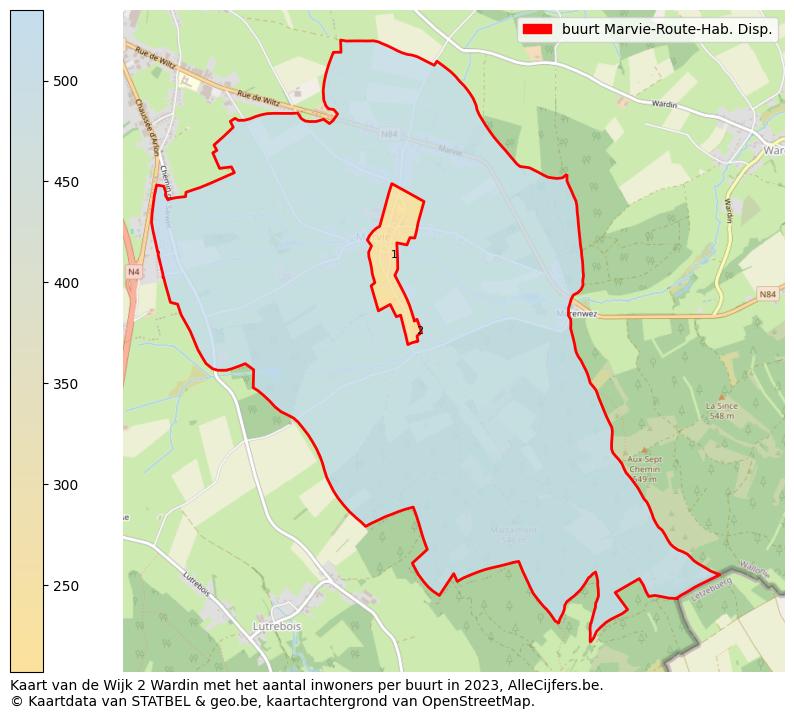 Aantal inwoners op de kaart van de buurt Marvie-Route-Hab. Disp.: Op deze pagina vind je veel informatie over inwoners (zoals de verdeling naar leeftijdsgroepen, gezinssamenstelling, geslacht, autochtoon of Belgisch met een immigratie achtergrond,...), woningen (aantallen, types, prijs ontwikkeling, gebruik, type eigendom,...) en méér (autobezit, energieverbruik,...)  op basis van open data van STATBEL en diverse andere bronnen!