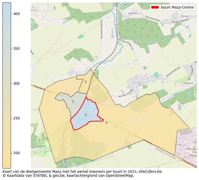Aantal inwoners op de kaart van de buurt Mazy-Centre: Op deze pagina vind je veel informatie over inwoners (zoals de verdeling naar leeftijdsgroepen, gezinssamenstelling, geslacht, autochtoon of Belgisch met een immigratie achtergrond,...), woningen (aantallen, types, prijs ontwikkeling, gebruik, type eigendom,...) en méér (autobezit, energieverbruik,...)  op basis van open data van STATBEL en diverse andere bronnen!
