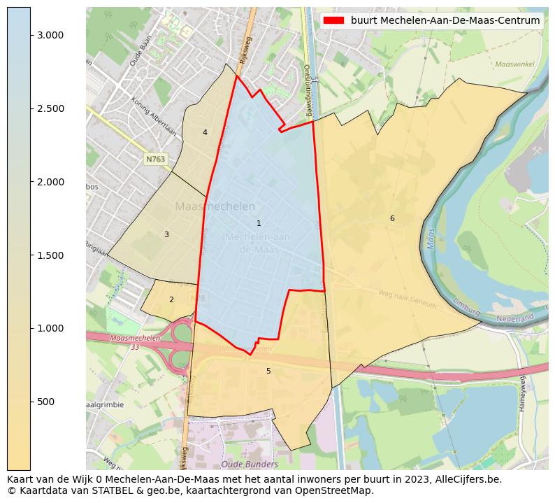 Aantal inwoners op de kaart van de buurt Mechelen-Aan-De-Maas-Centrum: Op deze pagina vind je veel informatie over inwoners (zoals de verdeling naar leeftijdsgroepen, gezinssamenstelling, geslacht, autochtoon of Belgisch met een immigratie achtergrond,...), woningen (aantallen, types, prijs ontwikkeling, gebruik, type eigendom,...) en méér (autobezit, energieverbruik,...)  op basis van open data van STATBEL en diverse andere bronnen!