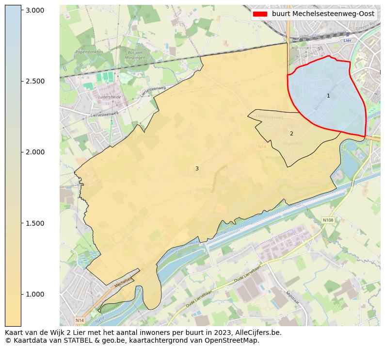 Aantal inwoners op de kaart van de buurt Mechelsesteenweg-Oost: Op deze pagina vind je veel informatie over inwoners (zoals de verdeling naar leeftijdsgroepen, gezinssamenstelling, geslacht, autochtoon of Belgisch met een immigratie achtergrond,...), woningen (aantallen, types, prijs ontwikkeling, gebruik, type eigendom,...) en méér (autobezit, energieverbruik,...)  op basis van open data van STATBEL en diverse andere bronnen!