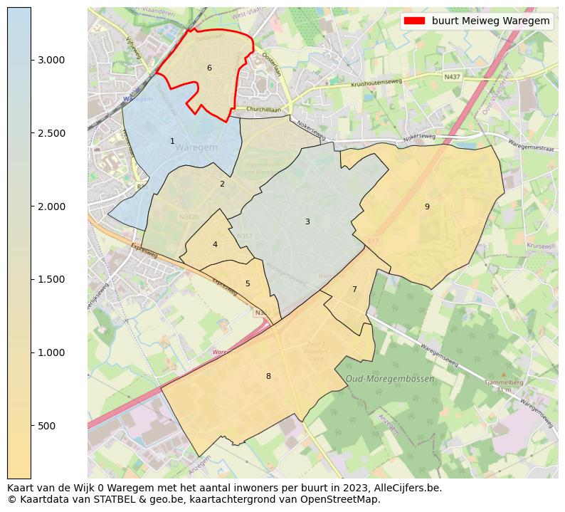 Aantal inwoners op de kaart van de buurt Meiweg: Op deze pagina vind je veel informatie over inwoners (zoals de verdeling naar leeftijdsgroepen, gezinssamenstelling, geslacht, autochtoon of Belgisch met een immigratie achtergrond,...), woningen (aantallen, types, prijs ontwikkeling, gebruik, type eigendom,...) en méér (autobezit, energieverbruik,...)  op basis van open data van STATBEL en diverse andere bronnen!