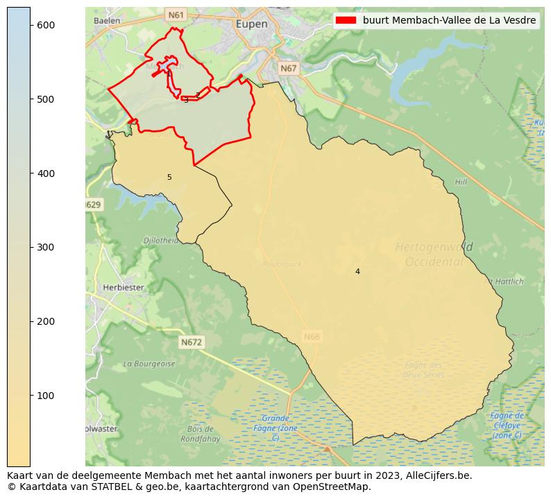 Aantal inwoners op de kaart van de buurt Membach-Vallee de La Vesdre: Op deze pagina vind je veel informatie over inwoners (zoals de verdeling naar leeftijdsgroepen, gezinssamenstelling, geslacht, autochtoon of Belgisch met een immigratie achtergrond,...), woningen (aantallen, types, prijs ontwikkeling, gebruik, type eigendom,...) en méér (autobezit, energieverbruik,...)  op basis van open data van STATBEL en diverse andere bronnen!